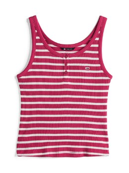 Tommy Jeans: Красный топ 