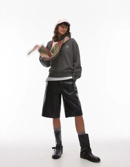 Carhartt WIP: Чёрные шорты 