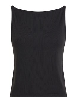 Calvin Klein Jeans: Чёрный топ 