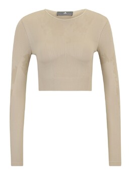 Adidas By Stella Mccartney: Бежевая рубашка 