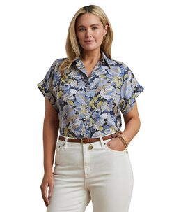 Lauren Ralph Lauren: Футболка больших размеров 