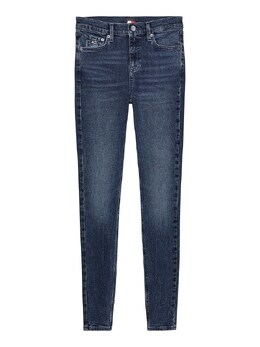 Tommy Jeans: Тёмные джинсы  Nora