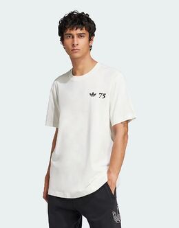 Adidas Originals: Белая футболка 