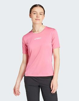 Adidas: Розовая футболка  Terrex