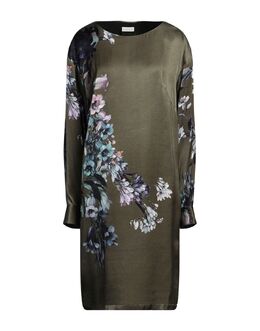 Dries Van Noten: Зелёное платье 