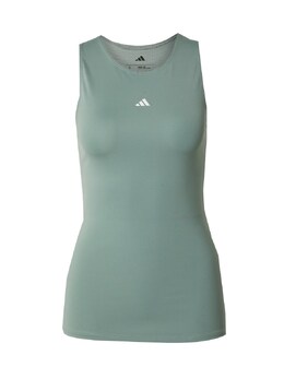 adidas Performance: Зелёный топ 