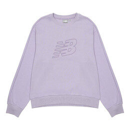 New Balance: Фиолетовый свитер 
