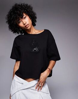 Armani Exchange: Короткая футболка 
