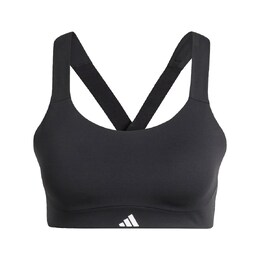 adidas Performance: Чёрный бюстгальтер 