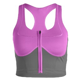 Adidas By Stella Mccartney: Топ с квадратным вырезом 