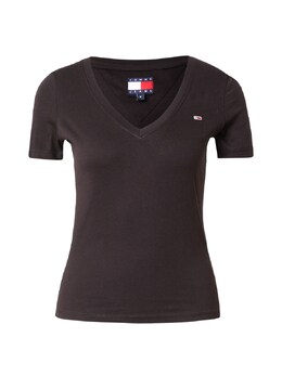 Tommy Jeans: Чёрная рубашка 