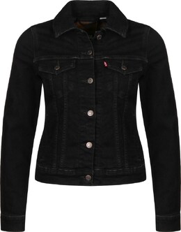 Levi's: Чёрная куртка 