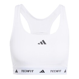 adidas Performance: Белый бюстгальтер 