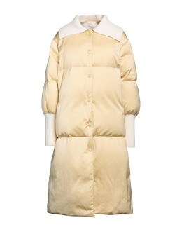 Jil Sander: Бежевый пуховик 