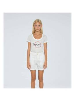Pepe Jeans: Белые шорты 