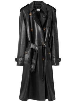 Burberry: Двубортный плащ 