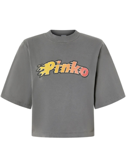 Pinko: Серая футболка 