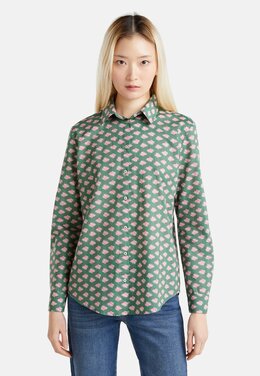 United Colors Of Benetton: Многоцветная блуза 