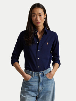 Polo Ralph Lauren: Синяя рубашка 