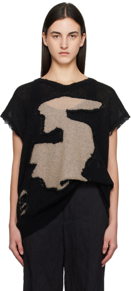 MM6 Maison Margiela: Чёрный жилет 