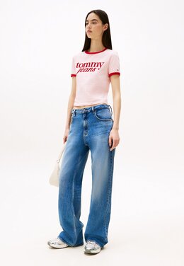 Tommy Jeans: Футболка с принтом 