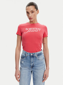 Tommy Jeans: Обтягивающая футболка 