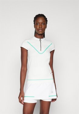 Adidas By Stella Mccartney: Белая футболка 
