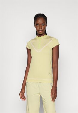 Adidas By Stella Mccartney: Золотая футболка 