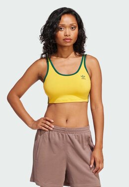 Adidas Originals: Жёлтый топ 