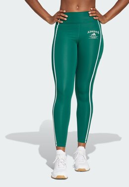 adidas Performance: Зелёные легинсы 