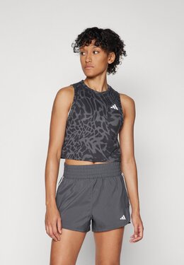 adidas Performance: Чёрный топ 
