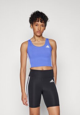 adidas Performance: Синий топ 