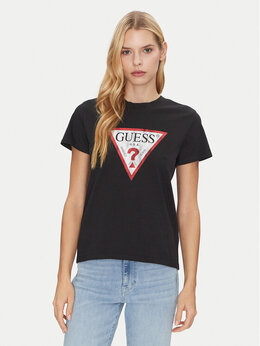 GUESS: Чёрная футболка 