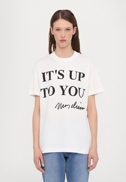 Moschino: Футболка с принтом 