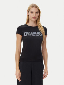 GUESS: Чёрная футболка 