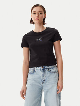 Calvin Klein Jeans: Обтягивающая футболка 