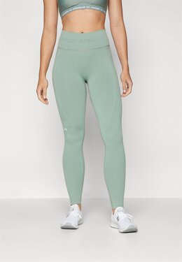 Under Armour: Зелёные легинсы 