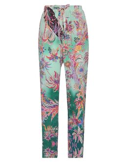 Etro: Зелёные брюки 