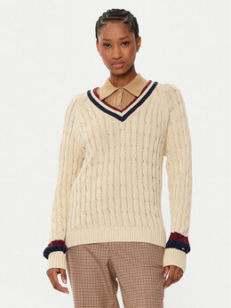 Tommy Hilfiger: Бежевый свитер 
