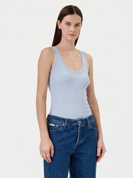 Calvin Klein: Синий топ 