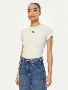Tommy Jeans: Обтягивающая футболка 