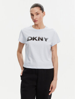 DKNY: Голубая футболка 