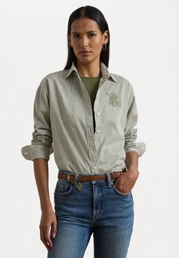 Lauren Ralph Lauren: Блуза на пуговицах 