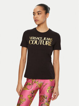 Versace Jeans Couture: Чёрная футболка 