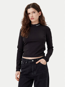 Calvin Klein Jeans: Чёрная блуза 