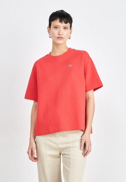 Lacoste: Красная футболка 