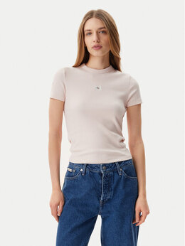 Calvin Klein Jeans: Обтягивающая футболка 
