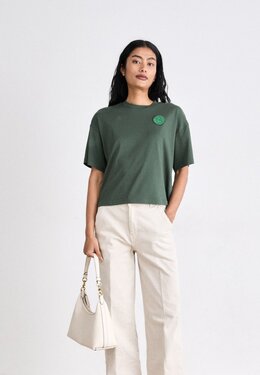 Lacoste: Тёмная футболка 