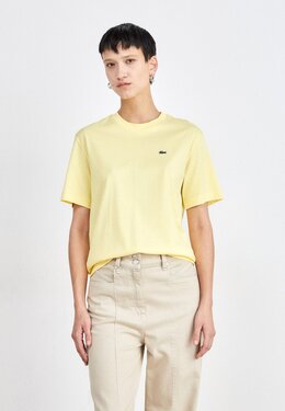 Lacoste: Жёлтая футболка 