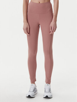 Adidas: Розовые легинсы 